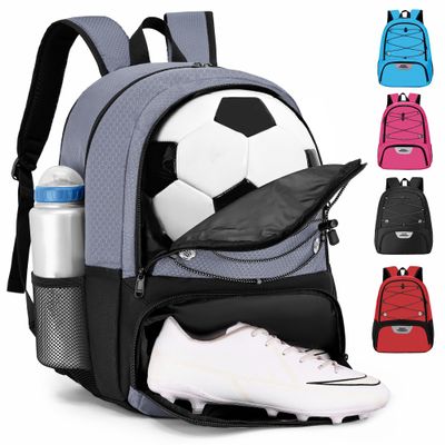 Hsmihair Youth Soccer Bag-Soccer Backpack & & Backpack for Football Volleyball Basketball with Ball Compartment and Separate Cleat Training Package