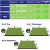 Golfguru Golf Mat, 5x4ft 31mm Dense Elite Golf Hitting Mats Practice with 10 Balls, 9 Tees, Heavy Duty Artificial Hitting Training Matt for Backyard Driving Chipping Indoor Outdoor Simulators view 3