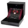 Love Knot Rose Gold Necklace Luxury Box Infinite love for my girlfriend from boyfriend, necklace for the love of my life view 2