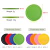 BQSPT 16 Pieces Air Hockey Pucks 2.5 Inch 64mm Replacement Pucks Air Hockey Tables Pucks for Game Tables Equipment Accessories(8 Thick 8 Thin) (red, Black, Blue, Green,Orange, Yellow, Purple, Pink) view 2