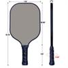 Customize Pickleballs Paddle Set Personalized Pickleball Rackets Add Your Photo,Text,Logo Pickle-Ball Equipment for Christmas Thanksgiving Birth Gifts Gravel view 2