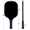 Customize Pickleballs Paddle Set Personalized Pickleball Rackets Add Your Photo,Text,Logo Pickle-Ball Equipment for Christmas Thanksgiving Birth Gifts Black view 2
