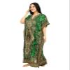 Women's Long Kaftan Dress Maxi Caftan Dress Gown Top Night (Green) view 4
