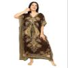 Women's Long Kaftan Dress Maxi Caftan Dress Gown Top Night (Brown) view 3
