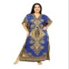 Women's Long Kaftan Dress Maxi Caftan Dress Gown Top Night Dress (Blue) view 2