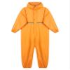 Hularka Men's One Piece Lightweight Rain Suit Waterproof Windproof Rainwear Reflective Strip Jumpsuit Yellow 4X-Large view 4