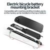 ZLiT for Hailong Electric Bike Battery Mount Bracket, Aluminum Alloy E-Bike Battery Bracket Mount for Hailong Bicycle Mount Holder (Black) view 3