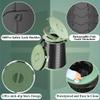 ALEVMOOM XXL Portable Toilet for Camping,880lbs Capacity,19.7" H Adjustable Portable Toilet with 7 Garbage Bags,Porta Potty for Adults,Collapsible Luggable Loo for Camping/Travel/Car/Hiking view 4