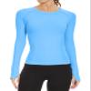 MathCat Workout Shirts for Women Long Sleeve, Workout Tops for Women, Quick Dry Gym Athletic TopsSeamless Yoga Shirts view 1