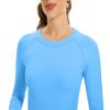 MathCat Workout Shirts for Women Long Sleeve, Workout Tops for Women, Quick Dry Gym Athletic TopsSeamless Yoga Shirts view 2