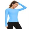 MathCat Workout Shirts for Women Long Sleeve, Workout Tops for Women, Quick Dry Gym Athletic TopsSeamless Yoga Shirts view 3