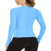 MathCat Workout Shirts for Women Long Sleeve, Workout Tops for Women, Quick Dry Gym Athletic TopsSeamless Yoga Shirts view 4