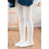Toddler Kids Baby Girls Cotton Warm Full Leggings Knitted Tights Pantihose Stretchy Valentines Day (White, 2-4 Years) view 2