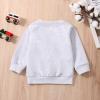 Kayotuas Toddler Valentines Day Shirt for Boys Girls Cute Letter Print Long Sleeve Top Crewneck Sweatshirt Fall Winter Clothes (Lover Boy Grey,12-18 Months) view 3
