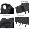 BOMTURN Tactical Airsoft Vest Upgrade Adjustable Modular Paintball Vest Outdoor Fit Adult view 3