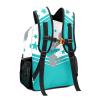 WOWPersonalTailor Cheers Light Blue Cheerleaders Backpack Waterproof Travel Bag for Hiking Camping view 2