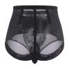 ABAFIP Men's Tummy Control Shapewear Underwear High Waist Body Shaper Slimming Girdle Waist Trainer Corset Lace Briefs Crossdress Lingerie Black Large(US Small) view 4