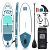 TIGERXBANG Inflatable Stand Up Paddle Boards with Premium SUP Board Accessories, Allround Paddle Boards for Adults/Kids,Defender Collection Blue view 1
