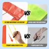 Patiassy Outdoor Portable Volleyball Net Set System for Backyard - Quick & Easy Setup Adjustable Height Steel Poles, PU Volleyball, Pump, Hammer and Carrying Bag (Orange) view 4