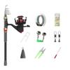 DAPERCI Telescopic Fishing Pole & Reel Combos Fishing Rod Kit Carbon Fiber Fly Fishing Rods with Reel Combos Travel Baitcasting Rods view 3