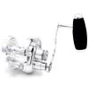 CAMEKOON Conventional Reels Saltwater Trolling Fishing, Up to 66Lbs Carbon Drag, 4.6 inch Long Power Handle, Adjustable Strike Button, Lever Drag Casting Reel view 1