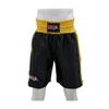 Men Boxing Shorts for Boxing Training Fitness Gym Cage Fight MMA Mauy Thai Kickboxing Trunks Clothing Black Golden X-Small view 3