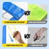 Patiassy Outdoor Volleyball Net System Portable and Easy Setup Adjustable Height Poles with Volleyball, Pump, Hammer, Boundary Line, and Carry Bag for Backyard, Beach, LawnBlue view 4