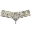 Botmois Men's String Boxer Briefs Underwear Mini Brazilian Bikini Male Enhance Pouch Cheeky Boxers Thong Leopard M view 1