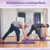 10 Pcs Yoga Blocks Eva Foam Blocks Supportive Yoga Brick Soft Non Slip Gymnastic Blocks Lightweight Dance Blocks for Stretching Accessories for Women, Pilates, Meditation (Purple) view 3