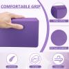 10 Pcs Yoga Blocks Eva Foam Blocks Supportive Yoga Brick Soft Non Slip Gymnastic Blocks Lightweight Dance Blocks for Stretching Accessories for Women, Pilates, Meditation (Purple) view 4