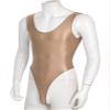 Hularka Men's Glossy Stretchy Bodysuit Swimwear Skinny Backless Sleeveless Vest Leotard Underwear Coffee X-Large view 4