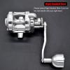 CAMEKOON Conventional Reels Saltwater Trolling Fishing, Up to 66Lbs Carbon Drag, 4.6 inch Long Power Handle, Adjustable Strike Button, Lever Drag Casting Reel view 2