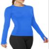 MathCat Workout Shirts for Women Long Sleeve, Workout Tops for Women, Quick Dry Gym Athletic TopsSeamless Yoga Shirts view 1