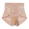 ABAFIP Men's Tummy Control Shapewear Underwear High Waist Body Shaper Slimmming Girdle Waist Cinchers Waist Trainer Corset Lace Briefs Crossdress Lingerie Apricot Large(US Small) view 1
