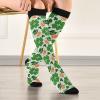 Wusikd Patrick Shamrock Hat Compression Socks for Women and Men Circulation Clover Long Socks for Athletic Running 1 view 3