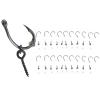 60 Pcs/Set Carp Fishing Hooks,Robust Copper Fishing Tackle,Simple Installation Reusable Fishing Hooks,Carp Fishing Accessory for Hair Rigs Carp view 1
