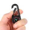 24 Pieces Carabiner Compass Keychain Bulk Carabiner Belt Clips Map Project Prizes Toys for Hiking, Camping Theme Party Favors view 4