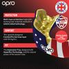 OPRO Instant Custom-Fit Mouth Guard, Dentist-Level Comfort, Protection & Fit - Moldable Mouthguard for Football, Boxing, Rugby, MMA, BJJ, UFC Mouth Piece- Includes Mouth Guard Case (Clear, Adult) view 3
