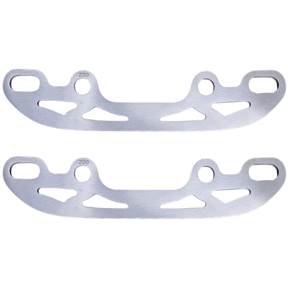 BESPORTBLE 1pair Ice Skating Blades Replacement for Roller Skating Shoes Stainless Steel Blades Easy to Install Practical and Wear-Resistant