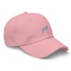 East European Shepherd hat, Embroidered Unisex Baseball hat, Dog mom dad hat. Pink view 2