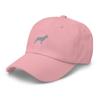 East European Shepherd hat, Embroidered Unisex Baseball hat, Dog mom dad hat. Pink view 3
