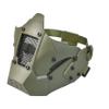 Airsoft Mask Heavy Duty Tactical Protective Mask with Anti-Fog Goggles Eye Protection and Tactical Fast Helmet Impact Resistant for Hunting Paintball CS Game BB Gun Shooting (Green) view 4