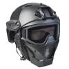 Airsoft Mask Heavy Duty Tactical Protective Mask with Anti-Fog Goggles Eye Protection and Tactical Fast Helmet Impact Resistant for Hunting Paintball CS Game BB Gun Shooting (Black) view 1