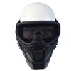 Airsoft Mask Heavy Duty Tactical Protective Mask with Anti-Fog Goggles Eye Protection and Tactical Fast Helmet Impact Resistant for Hunting Paintball CS Game BB Gun Shooting (Black) view 3