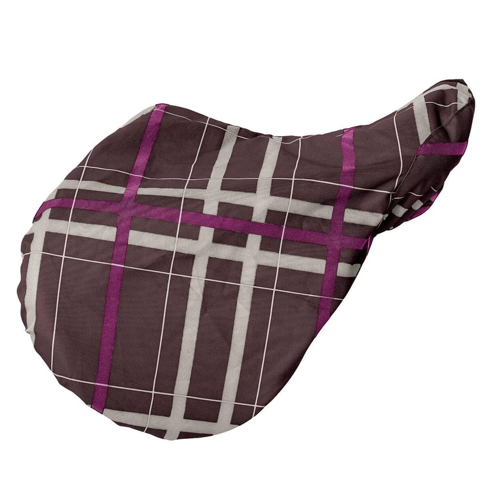 Pessoa Alpine 1200D Saddle Cover Brown/Fuchsia