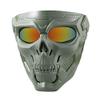 Airsoft Skull Full Face Protective Mask, Dual Mode Wear Design for Airsoft Paintball Outdoor Sport CS Game Adjustable Strap view 4