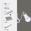 Bluelans USB Light Bulb, Camping Gear or Accessories, LED Camping Lights, for Garage Warehouse Car Truck Fishing Boat Outdoor Tent Light, Emergency Light Lantern, Warm White Camping Lantern White 5W view 4