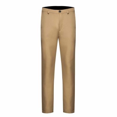 Cambkatl Mens Dress Pants Straight-Leg Solid Color Classic Business Wedding Daily Suit Pants Trousers