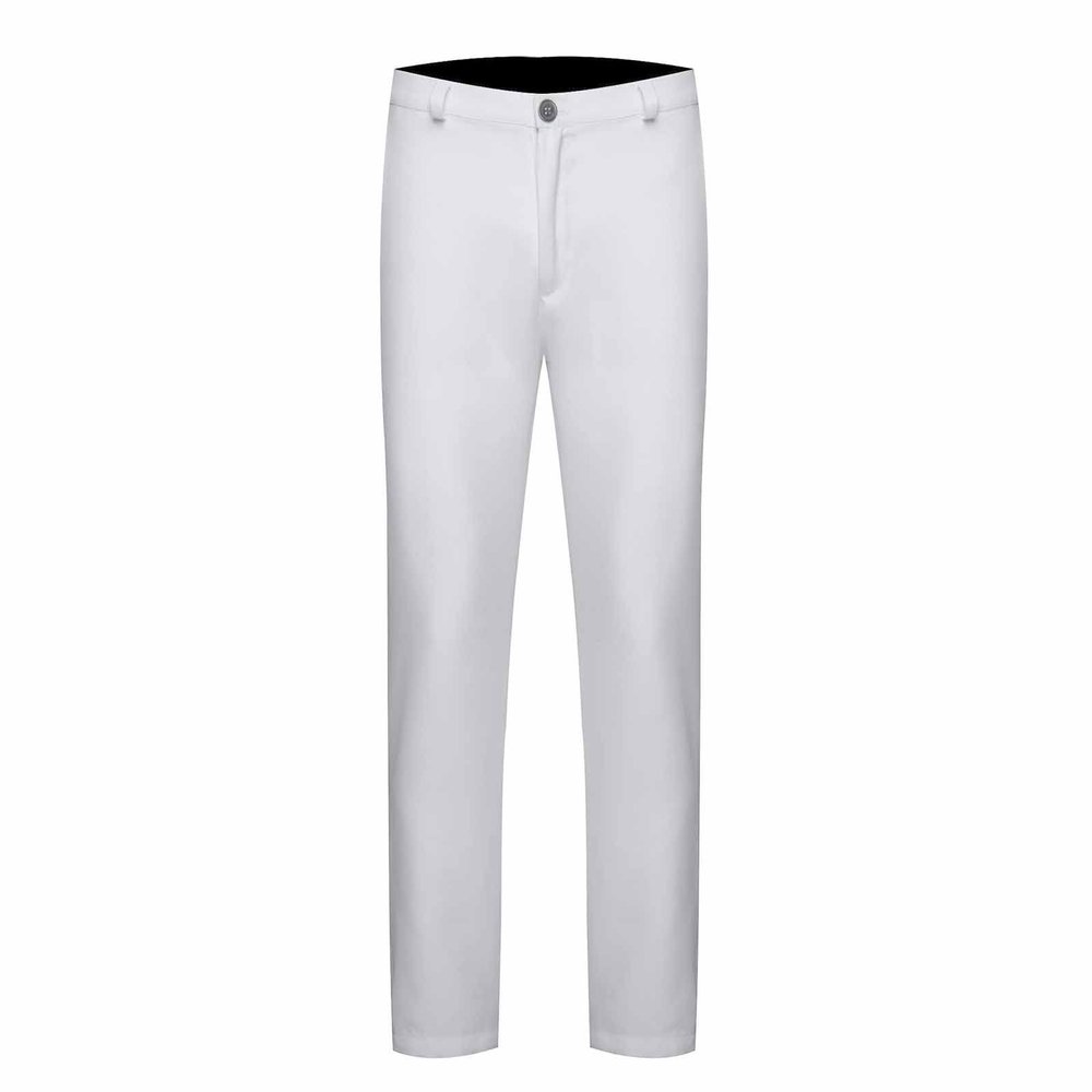 Cambkatl Mens Dress Pants Straight-Leg Solid Color Classic Business Wedding Daily Suit Pants Trousers