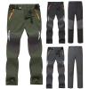 Cambkatl Men's Snow Ski Pants Outdoor Hiking Waterproof Softshell Snowboard Pants with Zipper Pockets view 2
